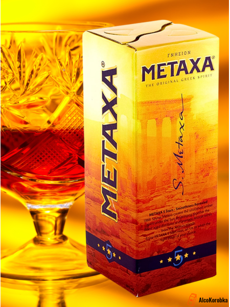 Бренди Metaxa 3 литра Tetra Pak